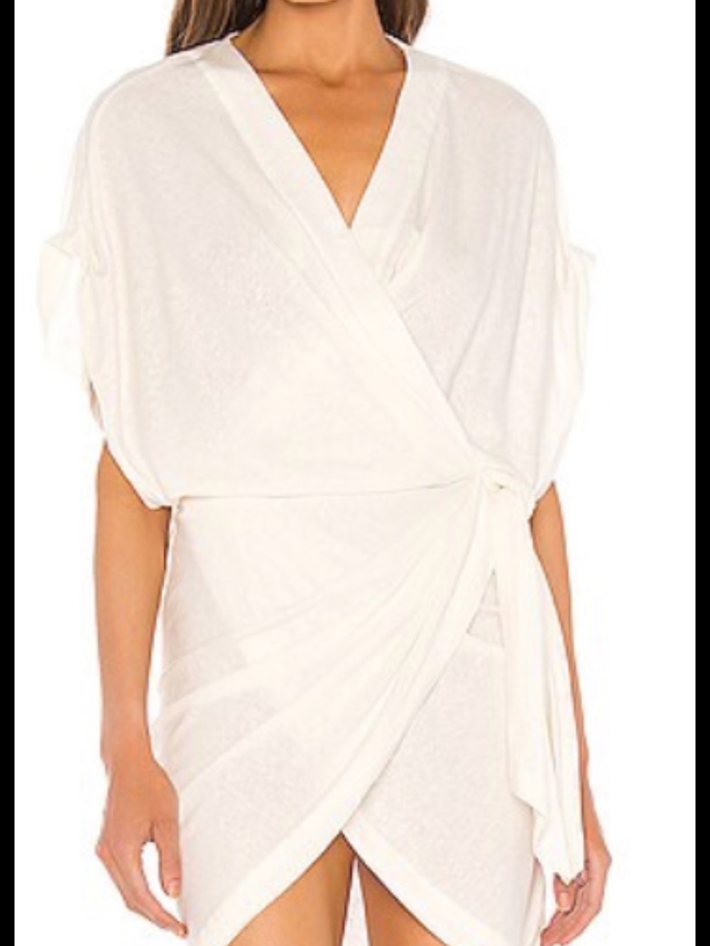 IRO NWT draped dress Size L. Ecru color.